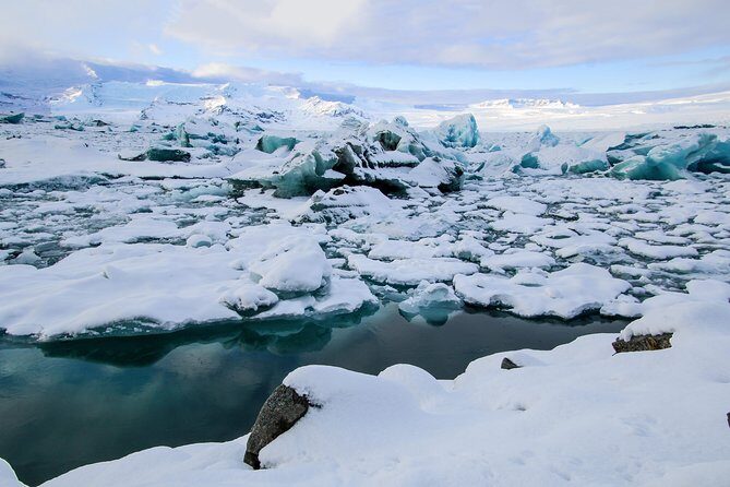 3-Day Ice Cave, South Coast, Golden Circle and Northern Lights - Day 3 Jökulsárlón glacier lagoon and the black sand that steals the show