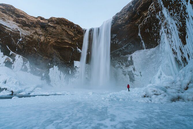 8 Day Winter Circle Tour, Ring Route of Iceland with Snæfellsnes Peninsula - Day 2 to Vík: Skógafoss, Reynisfjara black sand, and the Sólheimajökull hike