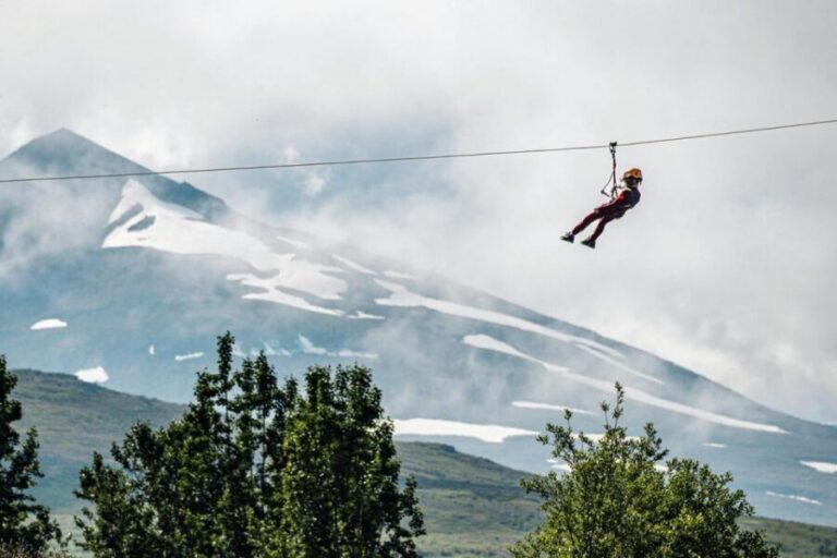 Akureyri: Zipline Tour - How the Route Works: Base Setup, Short Hikes, and Five Crossings
