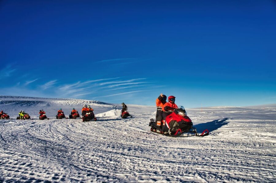 From Geysir: Snowmobile Adventure on Langjökull Glacier - Safety briefing and snowmobile basics: how they make first-timers comfortable