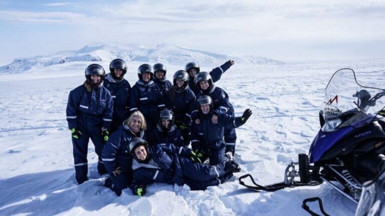 From Gullfoss: Langjökull Glacier Snowmobile Tour - The drive into the highlands: scenic and slow enough to notice