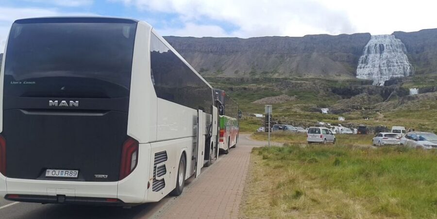 From Isafjordur: Dynjandi Waterfall Guided Day Trip by Bus - The 90-minute stop at Dynjandi: how to plan your hike for maximum photos