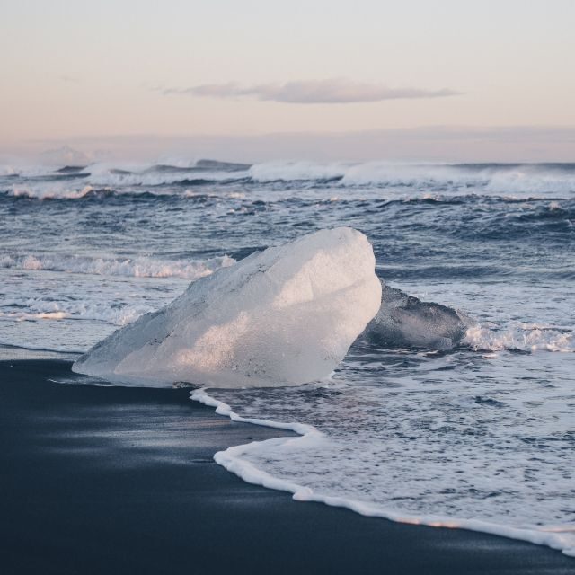 From Reykjavik: Glacier Lagoon Boat Ride, Diamond Beach Tour - Diamond Beach: the ice on black sand that photography can’t fake