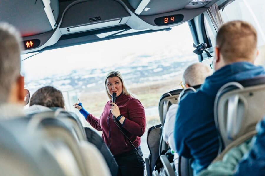From Reykjavik: Golden Circle and Glacier Snowmobile Tour - From Reykjavik Terminal to the Highlands: the Day’s Pace