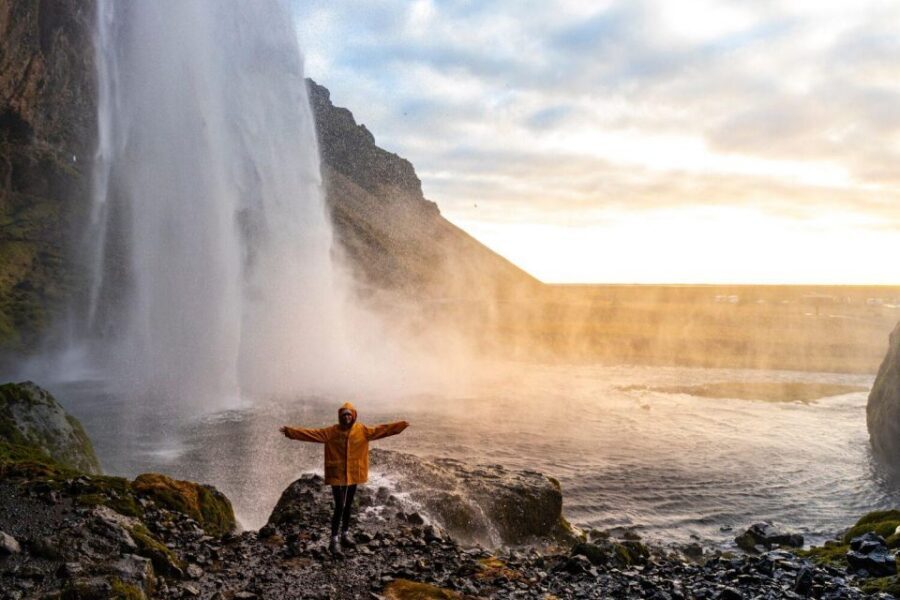 From Reykjavik: South Coast Tour & DC-3 Plane Wreck - Reynisfjara black sand beach: caves, basalt columns, and serious sea behavior