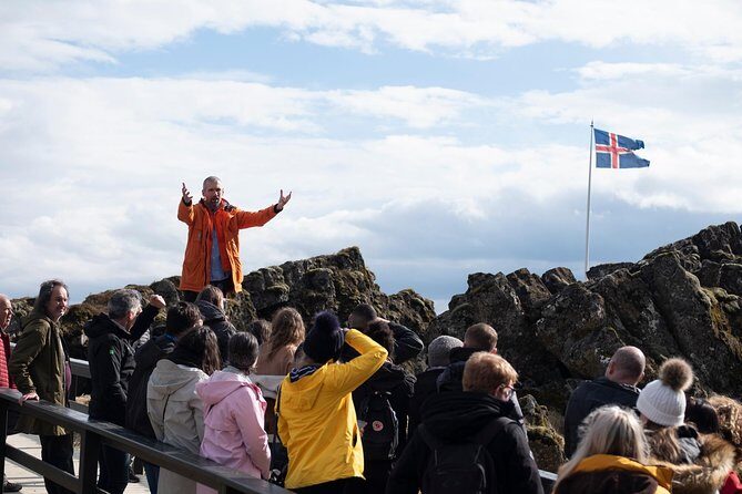 Golden Circle and Kerid Crater Afternoon Tour from Reykjavik - Gullfoss: two levels, one big payoff
