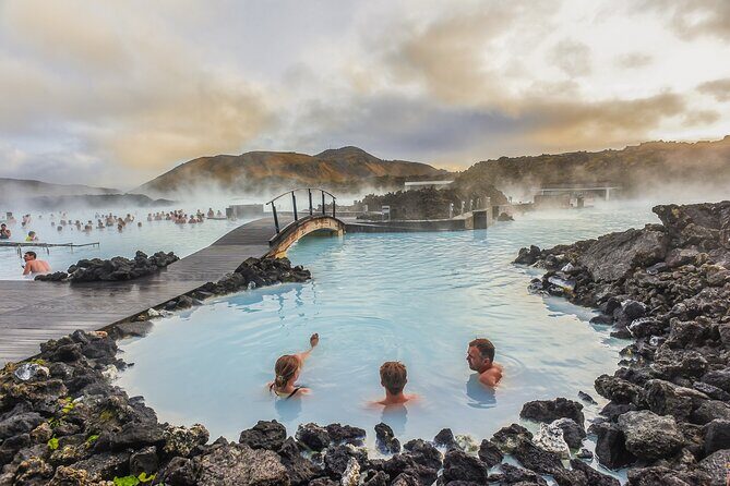 Golden Circle and Kerid Minibus Tour with Blue Lagoon Transfers - Golden Circle stops: Geysir, Strokkur, and the timing trick