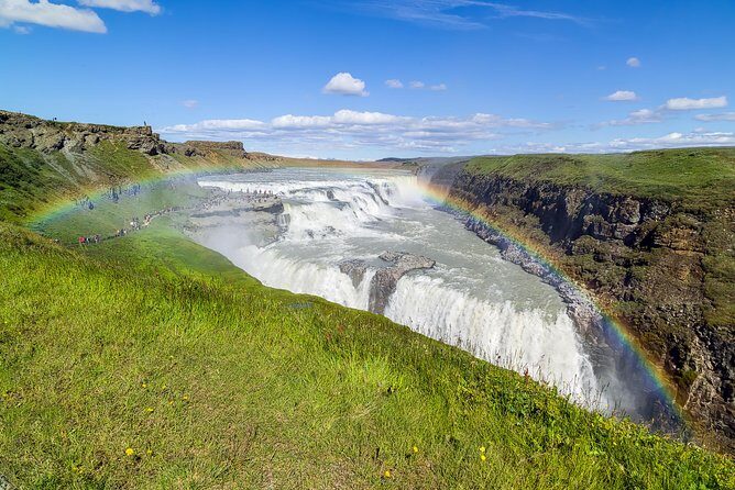 Golden Circle and the Secret Lagoon from Reykjavik - Gullfoss Waterfall: the 32-meter, two-stage roar