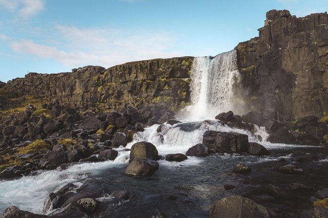 Golden Circle Tales, Tomato Farm & Kerid – Small Group from RVK - Oxararfoss: a smaller waterfall with real local appeal