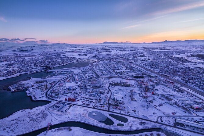 Helicopter Tour with Mountain Summit Landing from Reykjavik - Reykjavik from Above: Harpa, Perlan, and Hallgrímskirkja
