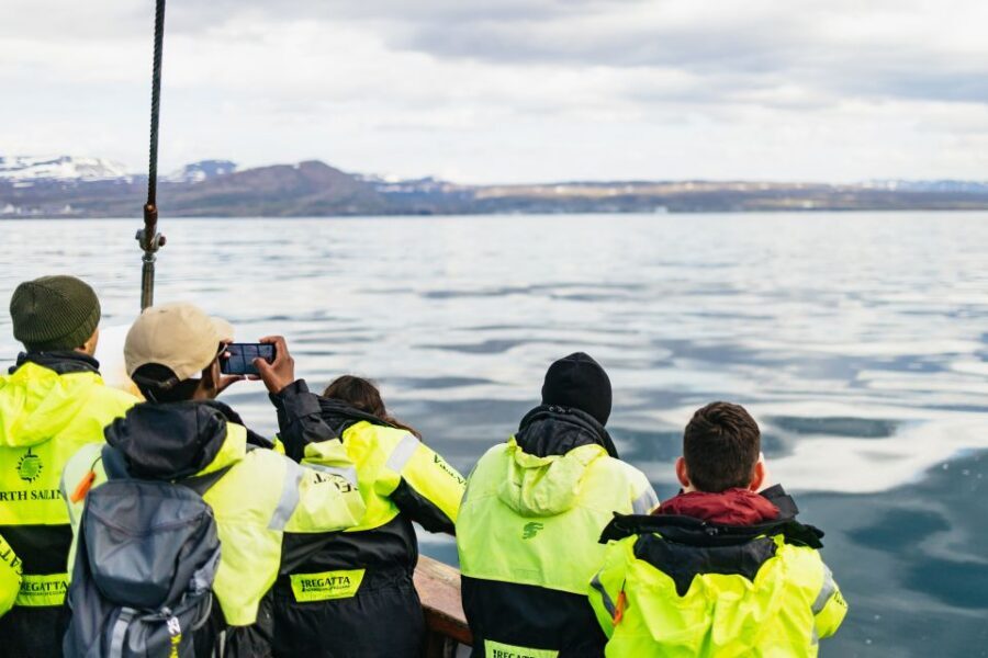 Húsavík: Whale Watching Tour with Guide - Warm overalls and the hot chocolate moment that feels earned