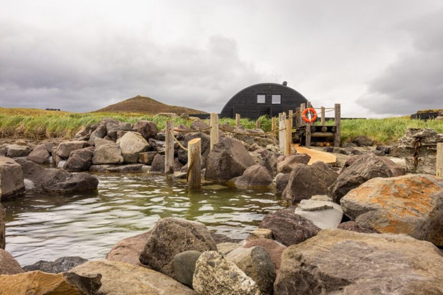 Hvammsvik Hot Springs: Admission Package - What you’ll do once inside: pools, steam, and ocean cool-down