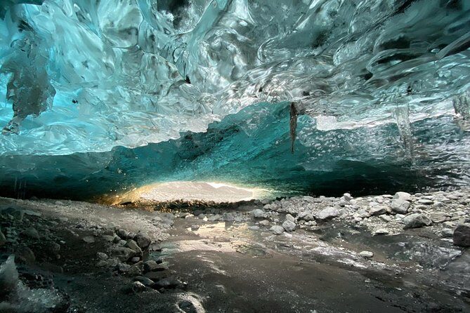 Ice Cave and Glacier Exploration Tour of Vatnajökull from Jökulsárlón - Entering the Ice Cave: Blue Tones and Clear Safety Boundaries