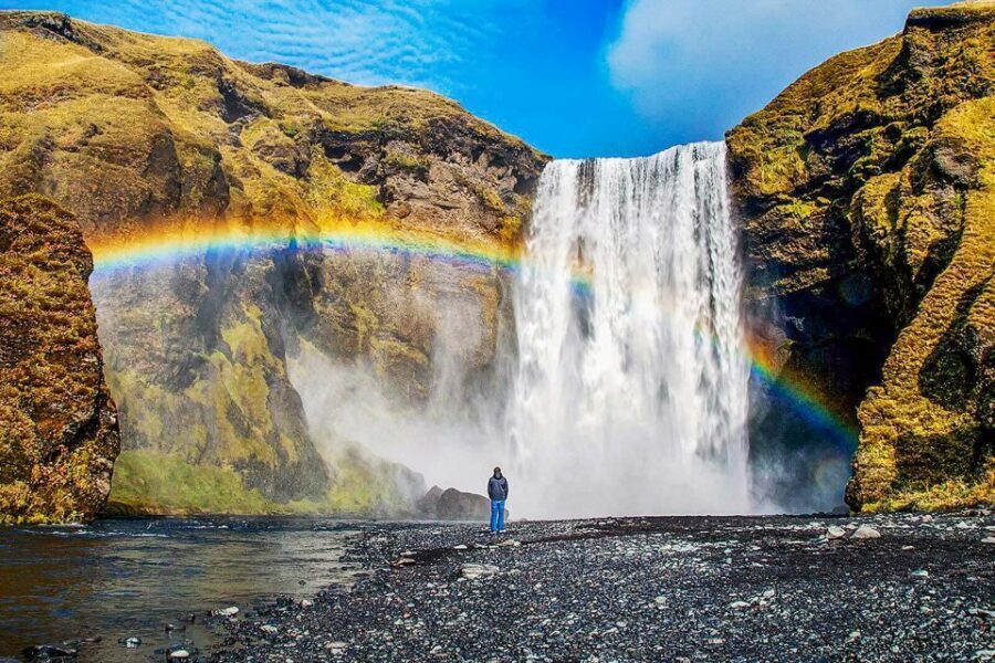 Iceland: Full-Day South Coast, Black Beach & Waterfalls Tour - Skógafoss: the waterfall stop that makes the day click