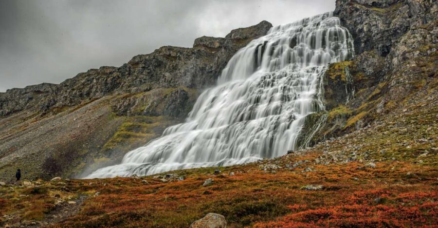 Isafjordur: Dynjandi Waterfall Tour and Icelandic Farm Visit - Dynjandi Waterfall: what to expect from the 100-meter drop