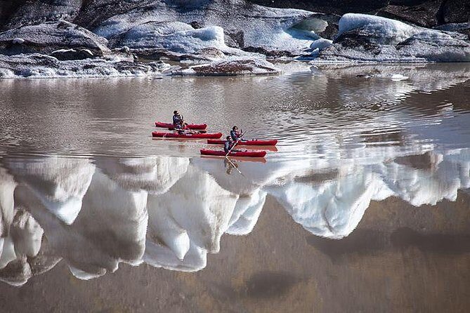 Kayaking on the Sólheimajökull Glacier Lagoon - The Short Rocky Walk to the Lagoon (and how to avoid sore feet)
