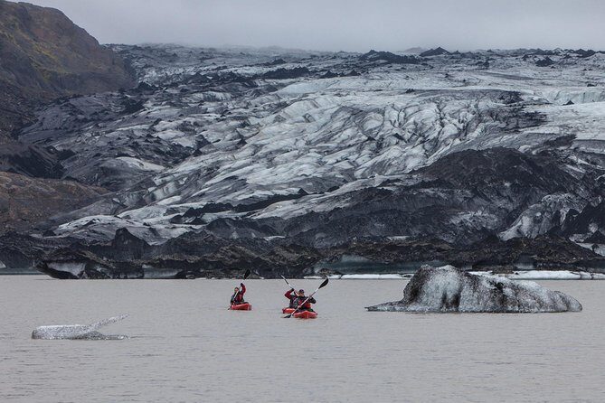 Kayaking on the Sólheimajökull Glacier Lagoon - Guides Who Actually Teach: Daniella, Sebastian, Fernanda, and More