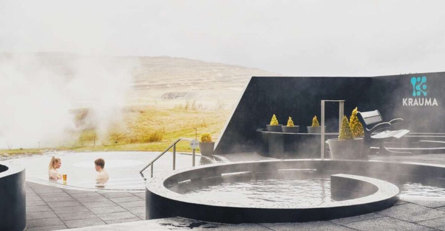 Krauma Geothermal Baths Entrance Ticket - The six outdoor pools: five warm and one cold (and why that matters)