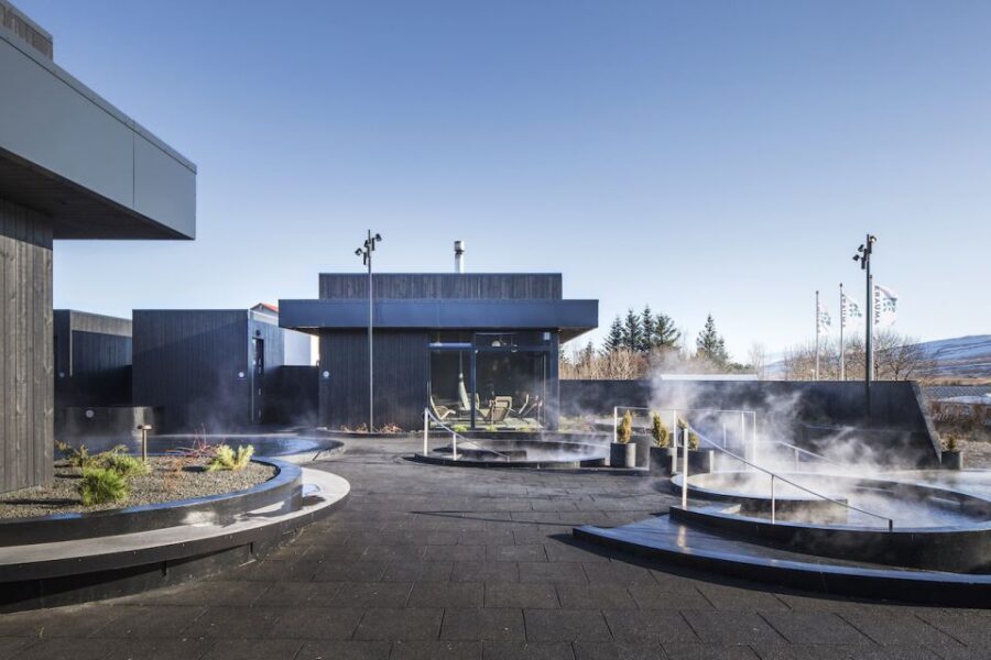 Krauma Geothermal Baths Entrance Ticket - Dressing room perks, showers, and the robe question