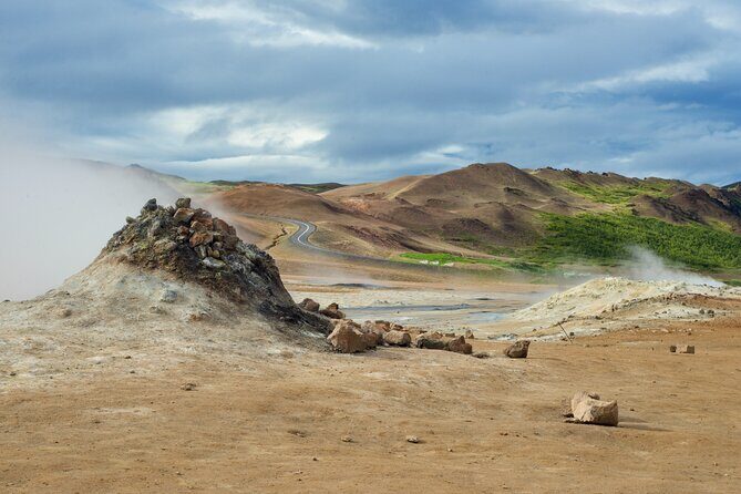 Lake Myvatn, Hot-Springs & Godafoss Waterfall Tour from Akureyri - Námaskarð (Hverir) geothermal area: boiling mud pots and sulphur steam