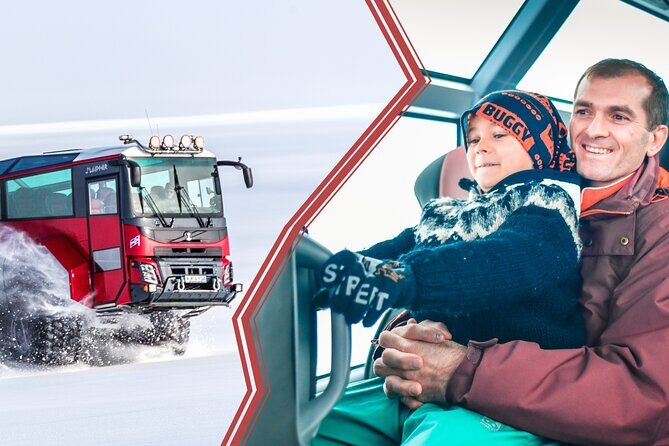Red Glacier Monster Truck on Langjokull Glacier from Gulfoss - Group size and how that affects your experience