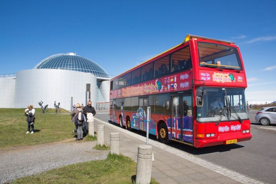 Reykjavik: City Sightseeing Hop-On Hop-Off Bus Tour - Audio guide + headphones: the part that makes the ride more than transport