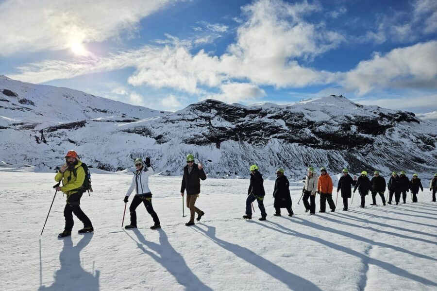 Reykjavik: Glacier Hike, Waterfalls and Black Sand Beach - Skógafoss: Big Views With That Classic Iceland Power