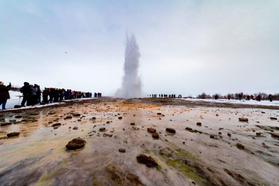 Reykjavík: Golden Circle Afternoon Tour - Gullfoss: Golden Falls, with just enough time to get your shot