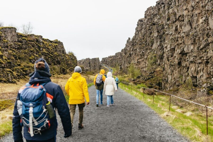 Reykjavik: Golden Circle, Crater & Blue Lagoon Minibus Tour - Gullfoss waterfall: the 30,000-waterfall idea made real
