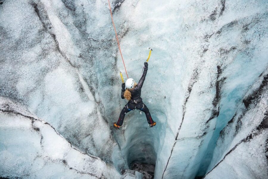 Reykjavík: Sólheimajökull Glacier Hike & Ice Climbing Intro - Guided glacier hiking: crevasses, ridges, and real pacing
