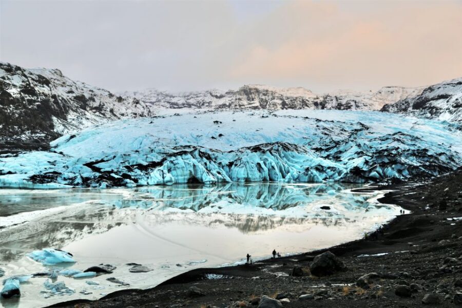 Reykjavík: South Coast Waterfalls, Black Sand & Glacier Tour - Sólheimajökull’s glacier snout: seeing ice up close without needing crampons