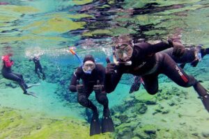 Silfra Drysuit Snorkeling with Free Photos - Meet on Location - The dry suit experience: cold, tight, and usually worth it