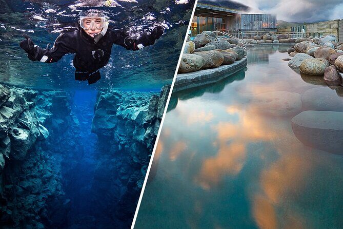 Silfra: Hot and Cold Snorkeling and Spa Tour - Self Drive - Silfra in cold water, then heat on tap
