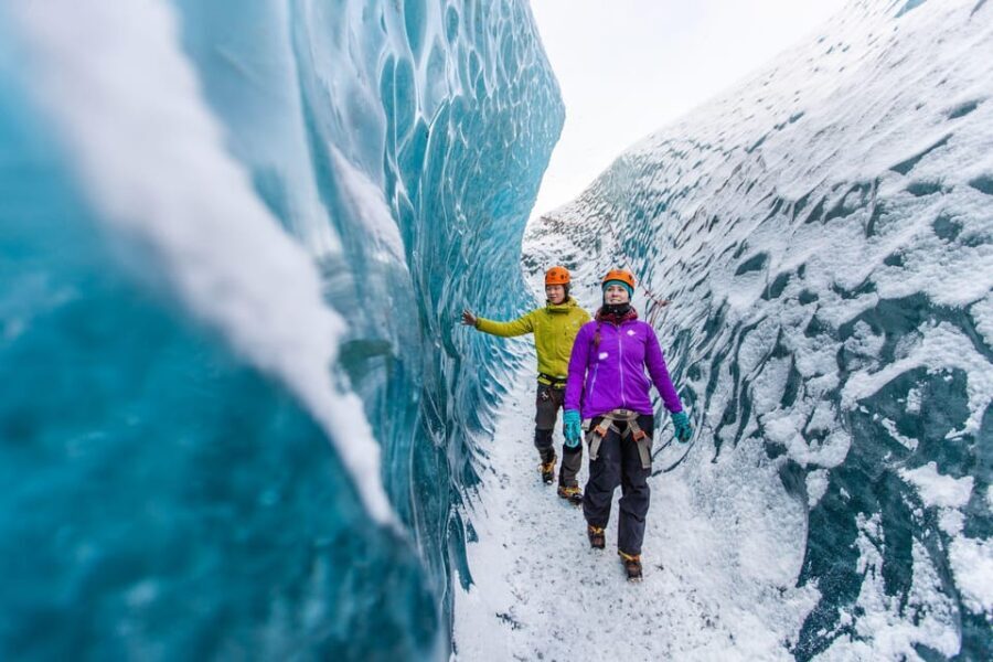 Skaftafell: Blue Ice Experience Easy Glacier Hike - Walking Falljökull: Blue Ice, Crevasses, and Panoramic Views