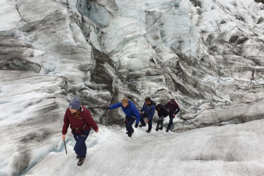 Skaftafell: Extra-Small Group Glacier Hike - On-ice highlights: blue pools, moulins, crevasses, and photo stops