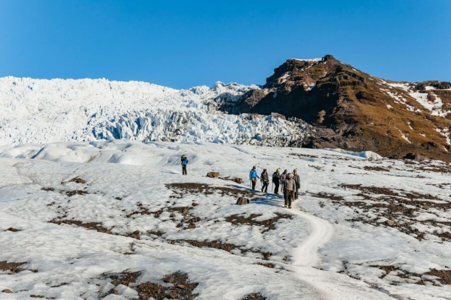 Skaftafell National Park: Falljokull Glacier Easy Hike - Walking on the ice: crevasses, cracks, and the feeling of real glacier ground