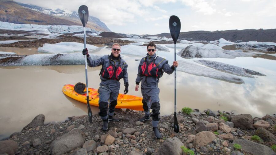 Sólheimajökull: Guided Kayaking Tour on the Glacier Lagoon - The 3-hour flow: from practice to iceberg paddling