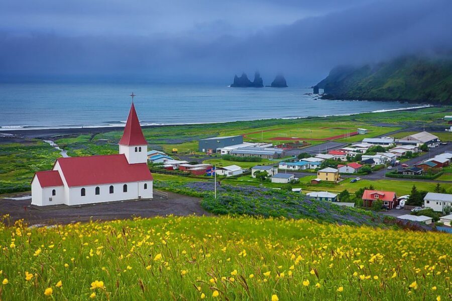 South Coast Classic: Full-Day Tour from Reykjavik - Skógafoss: The View From the Stairs