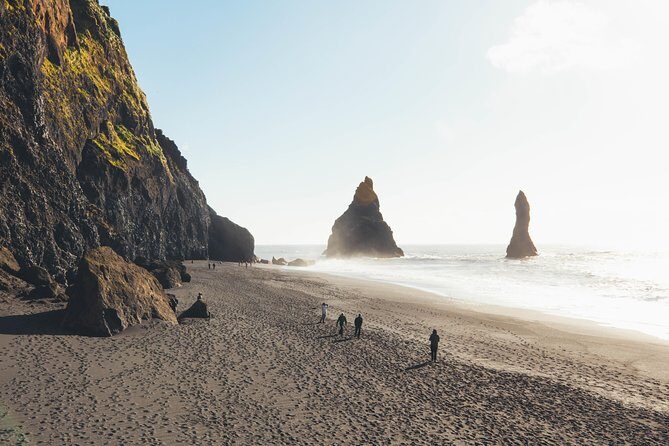 South Coast Day Tour Black Sand Beach & Waterfalls from Reykjavik - Skogafoss Stairs and the Eyjafjallajökull View on Clear Days