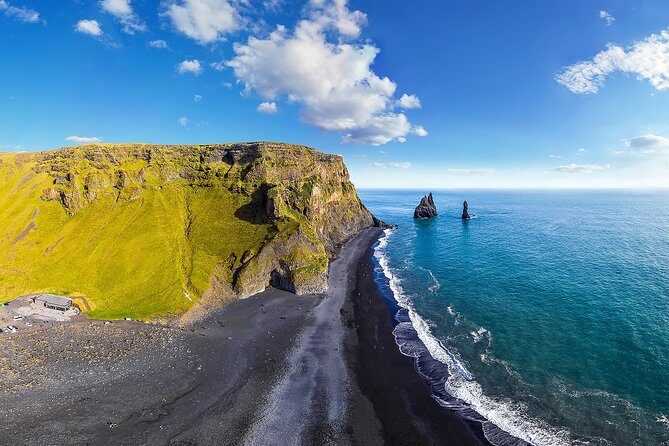 South Coast, Waterfalls and Black Beach Tour from Reykjavik - Reynisfjara Black Sand Beach: Basalt Columns, Caves, and Reynisdrangar