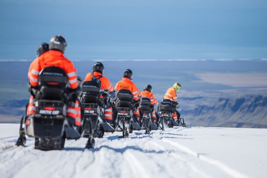 Vik: Mýrdalsjökull Snowmobile Adventure - The Top of the Ice Cap: South Coast Panoramas With Katla Underfoot