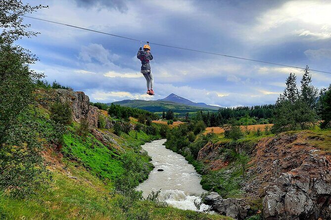 Zipline Adventure Through Glerárgil River Canyon in Akureyri Town - Key highlights at a glance